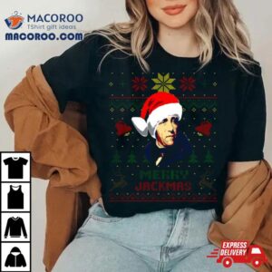 Andrew Jackson Merry Jackmas Funny Christmas Tshirt