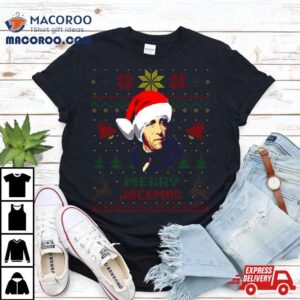 Andrew Jackson Merry Jackmas Funny Christmas Tshirt