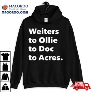Andy Maher Weiters To Ollie To Doc To Ares Do You Believe To Miracles T Shirt
