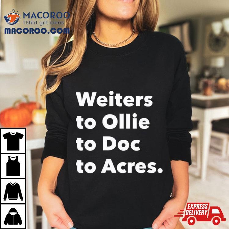 Andy Maher Weiters To Ollie To Doc To Ares Do You Believe To Miracles T Shirt Andy Maher Weiters To Ollie To Doc To Ares Do You Believe To Miracles T Shirt