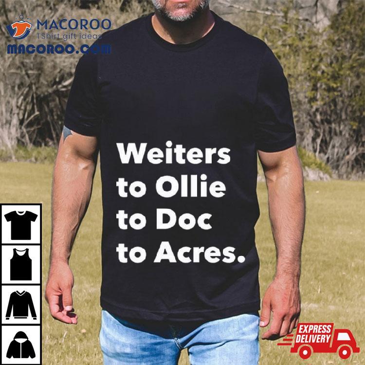 Andy Maher Weiters To Ollie To Doc To Ares Do You Believe To Miracles T Shirt Andy Maher Weiters To Ollie To Doc To Ares Do You Believe To Miracles T Shirt