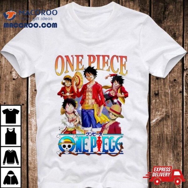 Anime Japanese One Piece Vintage 90s Shirt