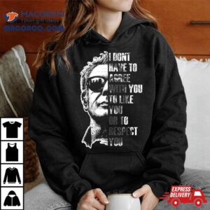 Anthony Bourdain Bw Bourdain Tshirt