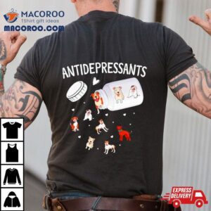 Antidepressants Dog Pitbull Owners Tshirt