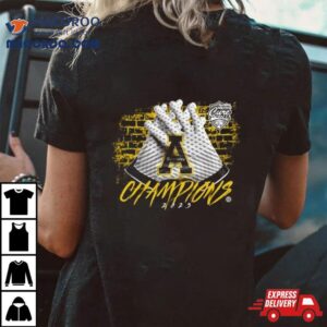 Appalachian State Mountaineers Cure Bowl Champions Tshirt