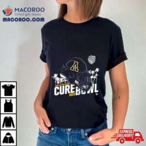 Appalachian State Mountaineers Helmet 2023 Cure Bowl Shirt