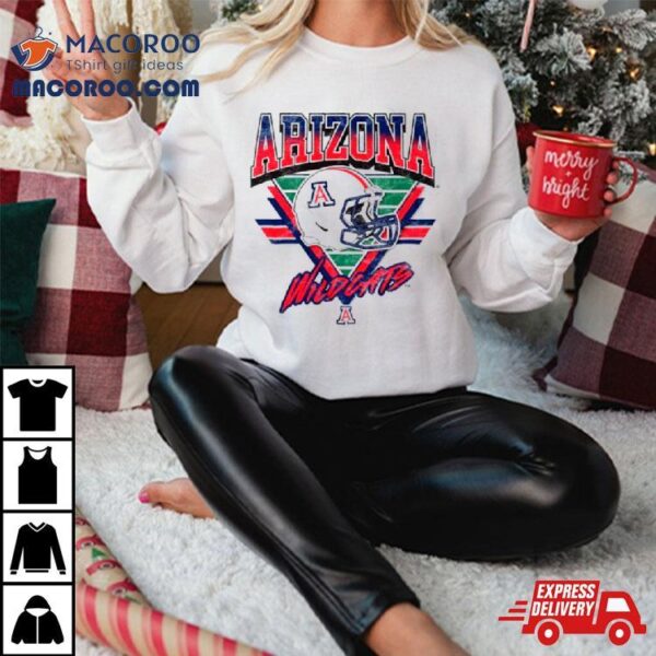 Arizona Wildcats Helmet Triangle Vintage Shirt