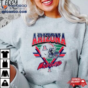 Arizona Wildcats Helmet Triangle Vintage Tshirt