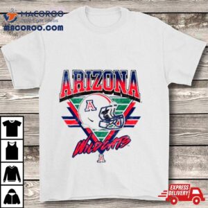 Arizona Wildcats Helmet Triangle Vintage Tshirt