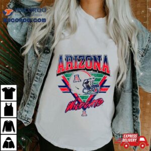 Arizona Wildcats Helmet Triangle Vintage Tshirt