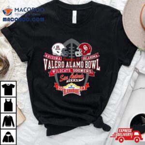 Arizona Wildcats Vs. Oklahoma Sooners 2023 Alamo Bowl Matchup Shirt