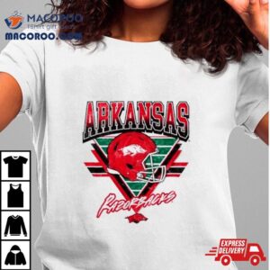 Arkansas Razorbacks Helmet Triangle Vintage Shirt