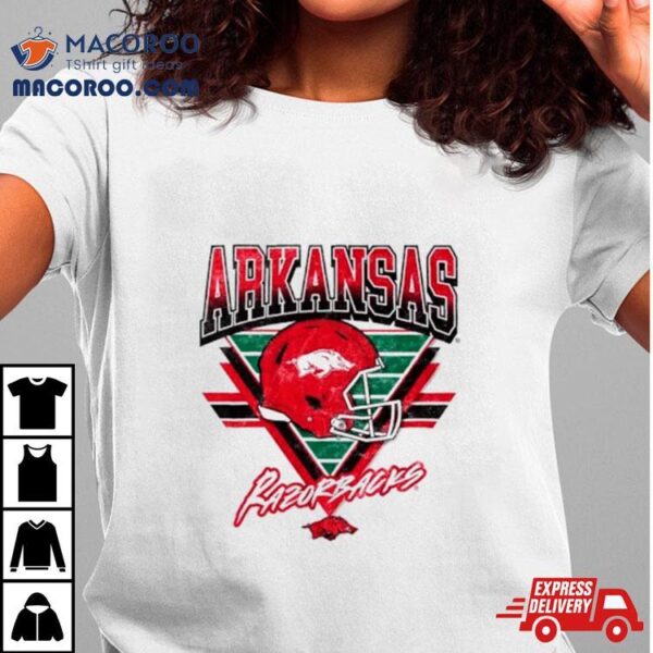 Arkansas Razorbacks Helmet Triangle Vintage Shirt