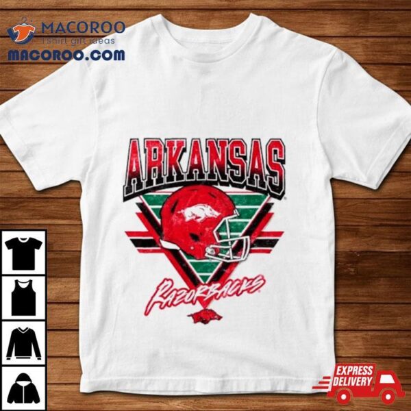 Arkansas Razorbacks Helmet Triangle Vintage Shirt