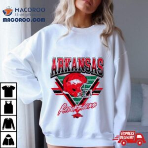 Arkansas Razorbacks Helmet Triangle Vintage Tshirt