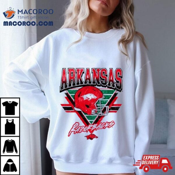 Arkansas Razorbacks Helmet Triangle Vintage Shirt