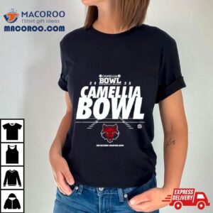 Arkansas State Red Wolves Camellia Bowl Montgomery Alabama Logo Tshirt