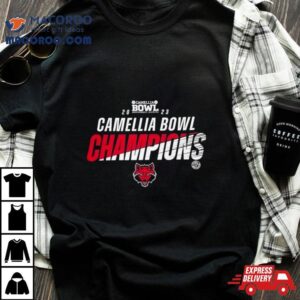 Arkansas State Red Wolves Champions Camellia Bowl Tshirt