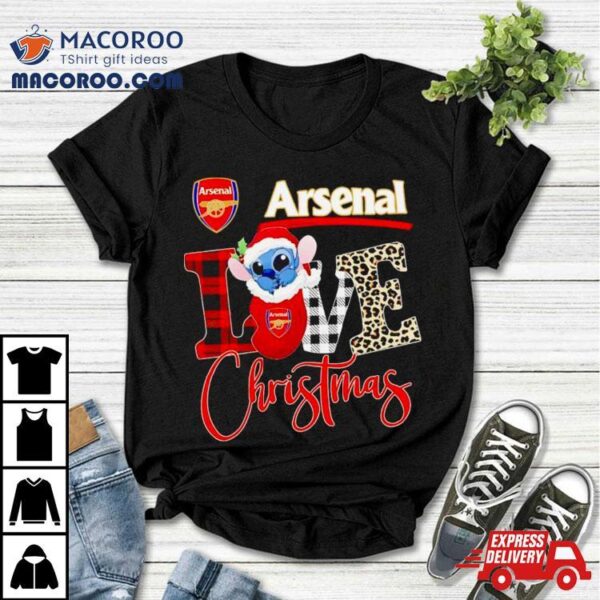 Arsenal Stitch Love Christmas Shirt