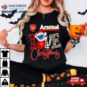 Arsenal Stitch Love Christmas Tshirt