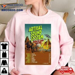 Artikal Sound System Cowboys Vs Aliens 2024 Tour T Shirt