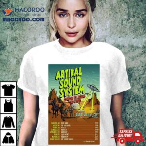 Artikal Sound System Cowboys Vs Aliens Tour Tshirt