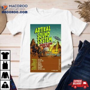 Artikal Sound System Cowboys Vs Aliens Tour Tshirt