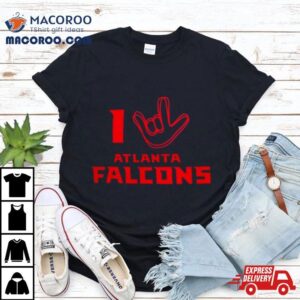 Atlanta Falcons The Nfl Asl Collection By Love Sign Tri Blend Tshirt