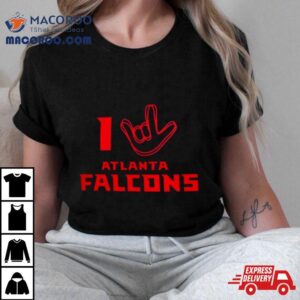 Atlanta Falcons The Nfl Asl Collection By Love Sign Tri Blend Tshirt