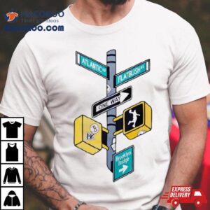 Atlantic Flatbush One Way Brooklyn Bridge Tshirt