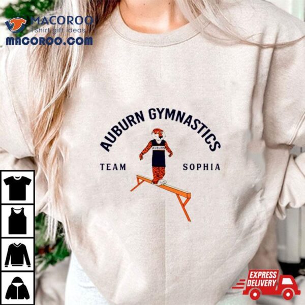 Auburn Gymnastics Team Sophia T Shirt