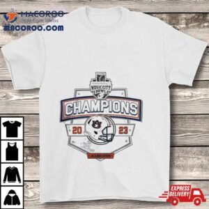 Auburn Tigers Music City Bowl Champions Helmet Tshirt