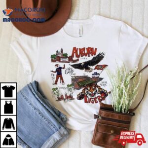 Auburn Tigers Est Toomer S Corner Mascot Tshirt