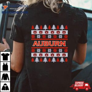 Auburn Tigers Holiday Ugly Christmas Tshirt