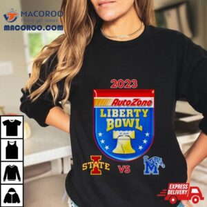 Autozone Liberty Bowl Memphis Vs Iowa State Simmons Bank Liberty Stadium Memphis Tn Cfb Bowl Game Tshirt