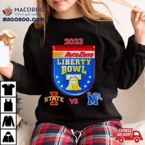 Autozone Liberty Bowl Memphis Vs Iowa State Simmons Bank Liberty Stadium Memphis Tn Cfb Bowl Game Tshirt