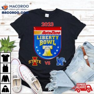 Autozone Liberty Bowl Memphis Vs Iowa State Simmons Bank Liberty Stadium Memphis Tn Cfb Bowl Game Tshirt