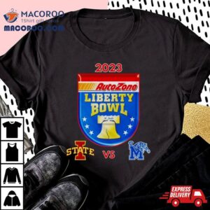 Autozone Liberty Bowl Memphis Vs Iowa State Simmons Bank Liberty Stadium Memphis Tn Cfb Bowl Game Tshirt