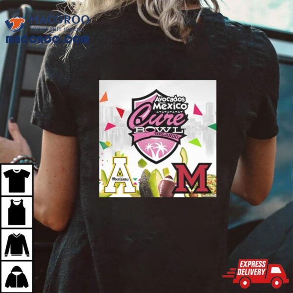 Avocados From Mexico 2023 Cure Bowl Orlando Appalanchian State Vs Miami Oh Exploria Stadium Orlando Fl College Football Bowl Games T Shirt