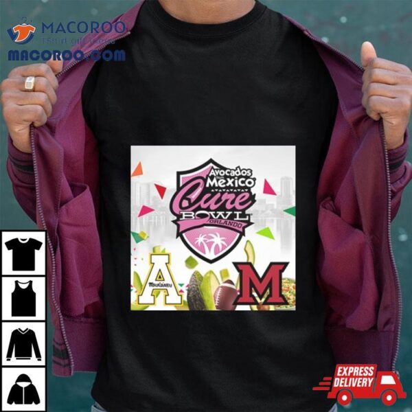 Avocados From Mexico 2023 Cure Bowl Orlando Appalanchian State Vs Miami Oh Exploria Stadium Orlando Fl College Football Bowl Games T Shirt