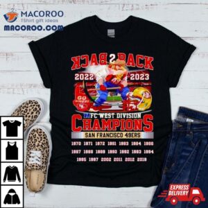 Back Back Nfc West Division Champions San Francisco Ers Tshirt