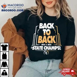 Back To Back State Champs Caravan Football Logo Tshirt