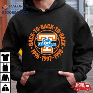 Back To Back To Back Tennessee Volunteers Shirt