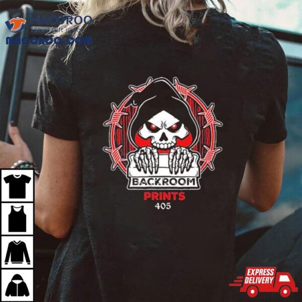 Backroomprintsokc Backroom Reaper T Shirt