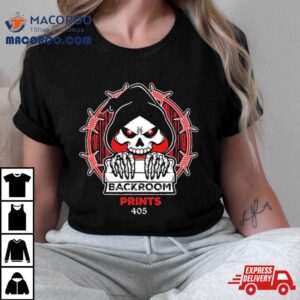 Backroomprintsokc Backroom Reaper Tshirt
