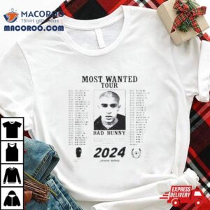 Bad Bunny Most Wanted Tour Shirt