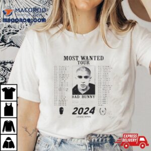 Bad Bunny Most Wanted Tour Tshirt