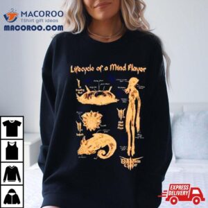 Baldur’s Gate 3 Mind Flayer Lifecycle Shirt