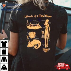 Baldur S Gate Mind Flayer Lifecycle Tshirt