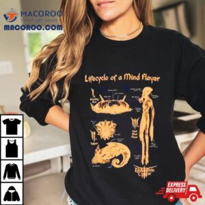 Baldur S Gate Mind Flayer Lifecycle Tshirt